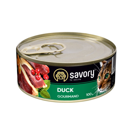Savory Cat Adult Duck 100 г